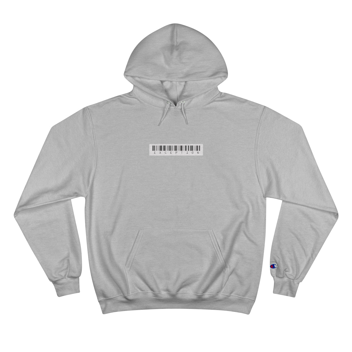 Champion Hoodie White Exception Barcode