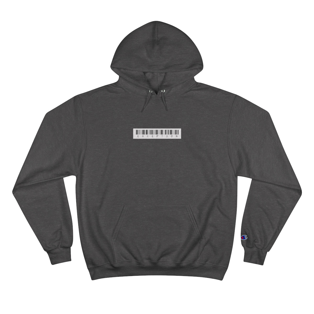 Champion Hoodie White Exception Barcode