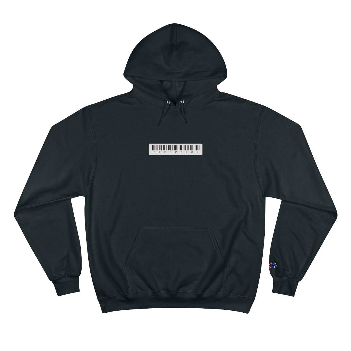Champion Hoodie White Exception Barcode