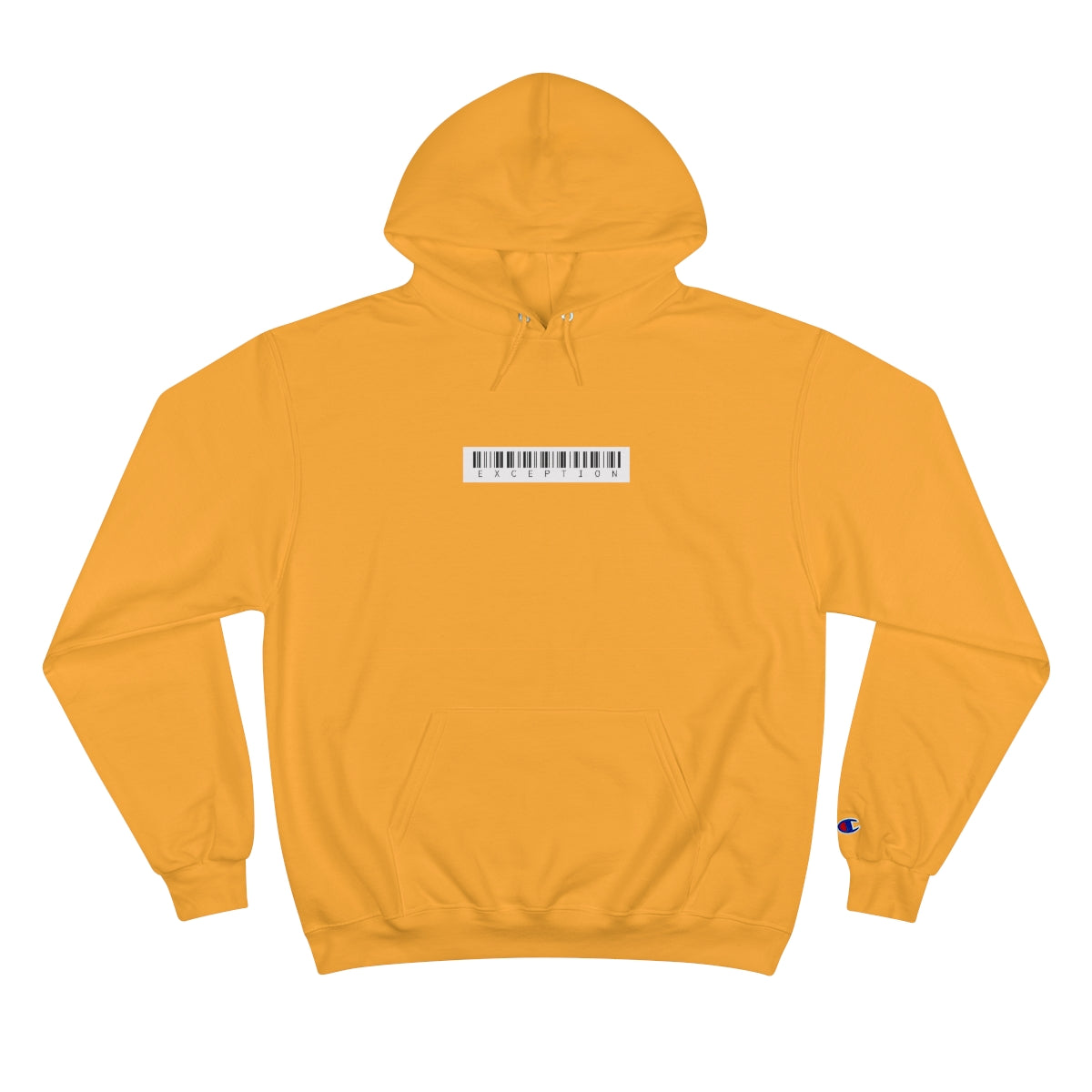 Champion Hoodie White Exception Barcode