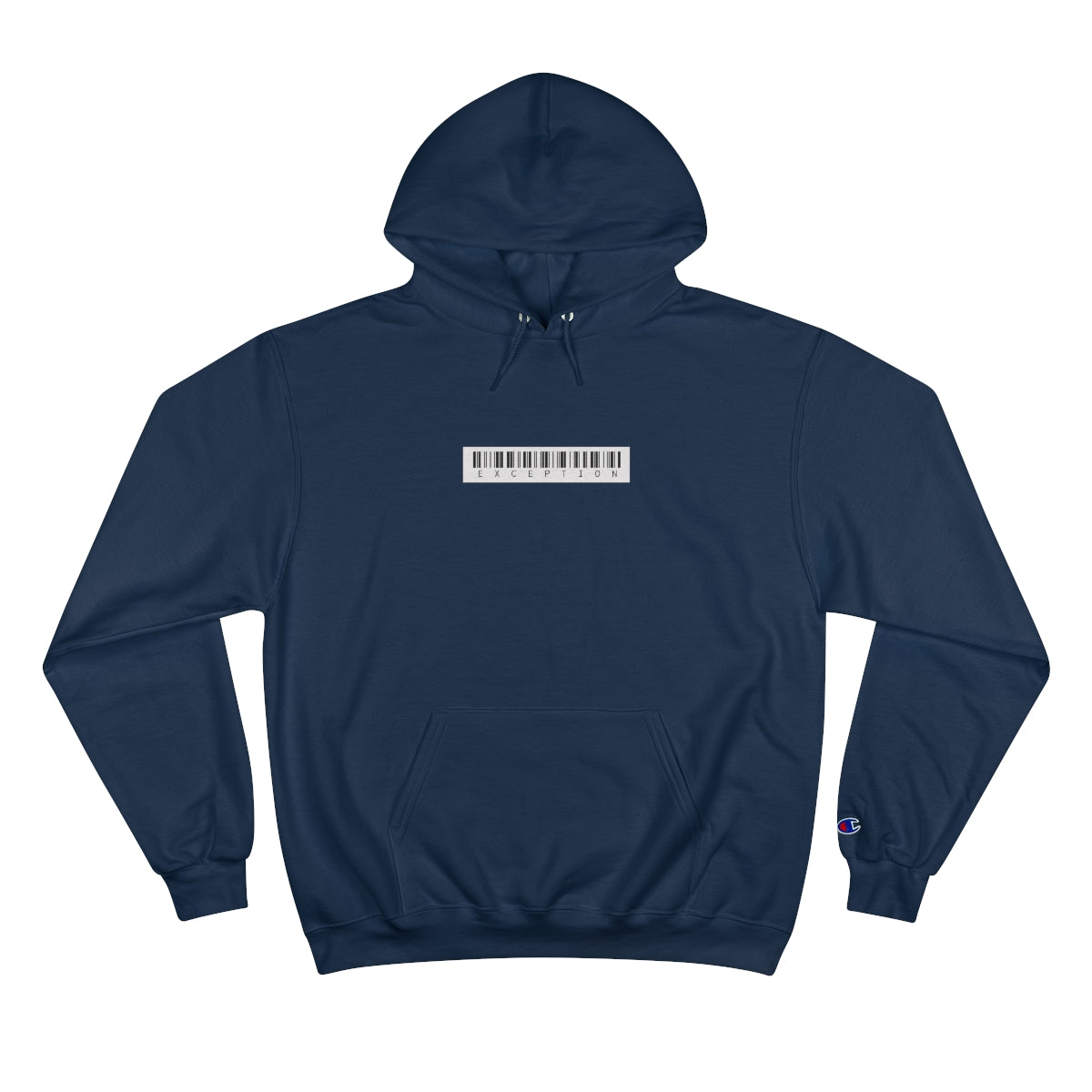 Champion Hoodie White Exception Barcode